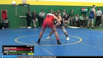 190 lbs Champ. Round 1 - Mikey Traczyk, MAYFIELD vs Justin Duncan, WAUSEON