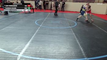 160_B lbs 3rd Place - Levi Tornabene, Peters Twp vs Damian Hoare, Souderton