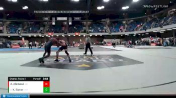 126 lbs Champ. Round 1 - Kenyon Slater, Evanston vs Ameer Alamawi, Lincoln-Way Central