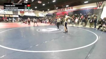 138 lbs Champ. Round 2 - Travis Reyes, California (Whittier) vs Ronin Thompson, Rowland
