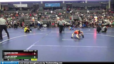 80 lbs Cons. Round 2 - Mason Helton, 2TG vs Tyler Hecker, Victory Wrestling