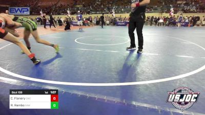 86 lbs Semifinal - Charlie Flanery, Cowboy Wrestling Club vs Rhoan Rambo, Raw Wrestling Club