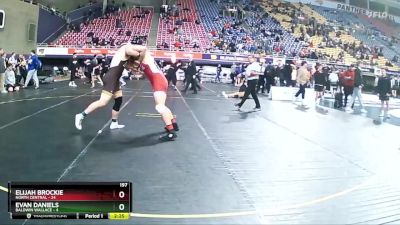 197 lbs Quarters & 1st Wb (16 Team) - Evan Daniels, Baldwin Wallace vs Elijah Brockie, North Central