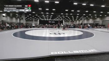 113 lbs Cons. Sub-rd Of 64 - Ryu Renzo Calderon, Paradigm Wrestling vs Diyor Masudov, Knights Wrestling Club WOWL