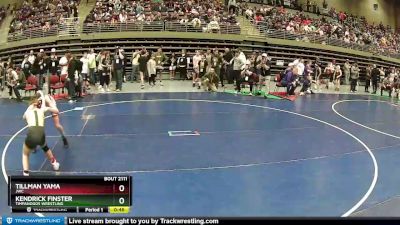 99 lbs Cons. Round 1 - Kendrick Finster, Timpanogos Wrestling vs Tillman Yama, JWC