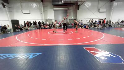 110 lbs Semifinal - Elijah Saravia, Morris Fitness Black MS vs Merlin Sapp, Storm MS