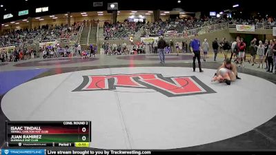 126 lbs Cons. Round 2 - Juan Ramirez, Glendale Mat Club vs Isaac Tindall, Yamhill Carlton Mat Club