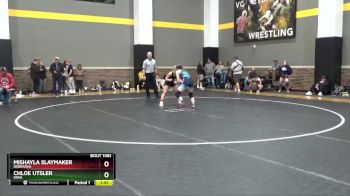 106 lbs Cons. Round 2 - Chloe Utsler, Iowa vs Mishayla Slaymaker, Nebraska