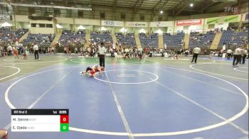 37 lbs Rr Rnd 3 - Marley Senne, Bozeman WC vs Elijah Ojeda, Gladiator Wr Acd