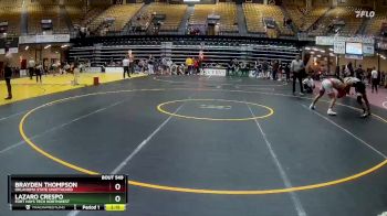 184 lbs 1st Place Match - Lazaro Crespo, Fort Hays Tech Northwest vs Brayden Thompson, Oklahoma State Unattached