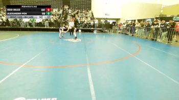 96-I lbs Round Of 32 - Reid Miles, Gentile Trained vs Alexander Poh, Vougar Honor Wrestling
