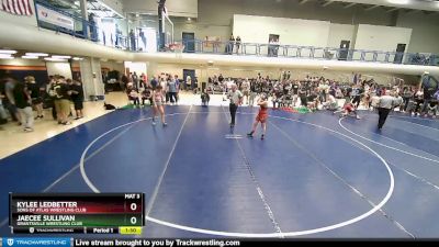 105-114 lbs Round 3 - JaeCee Sullivan, Grantsville Wrestling Club vs Kylee Ledbetter, Sons Of Atlas Wrestling Club