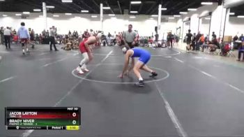 126 lbs Round 6 (8 Team) - Jacob Layton, TDWC vs Brady Niver, Proper-ly Trained