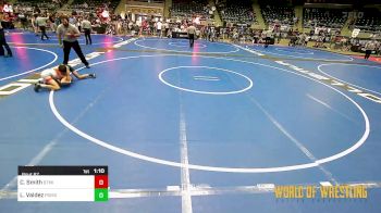 76 lbs Semifinal - Carter Smith, Burnett Trained (MI) vs Lincoln Valdez, Pomona Elite