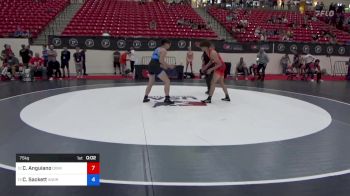75 kg Cons 8 #1 - Chris Anguiano, Dominator Wrestling Club vs Cole Sackett, Angry Fish Wrestling