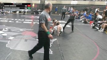 127 lbs Round 2 (4 Team) - Dresden Wegscheid, Perham, MN vs Gauge Johnson, Pierz, MN