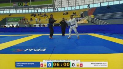 PATRICK MENDES SILVA vs ADRIAN RAMON MARQUES 2026 FPJJ Circuito Paulista GI Etapa 3