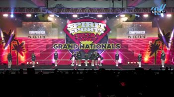 Champion Cheer - Wildfire [2025 L2 Youth - Small - B Day 2] 2025 Spirit Sports Grand Nationals