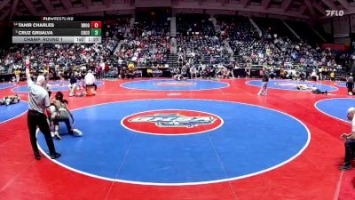 126-6A Champ. Round 1 - Cruz Grijalva, Colquitt County vs Tahir Charles, Brookwood