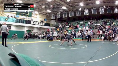 144 lbs Semifinal - Marshall Morency, Anderson vs Waylen Denkins, Perrysburg