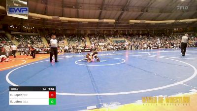 64 lbs Round Of 32 - Braydon Lopez, Proving Grounds Wrestling vs Ryzen Johns, Collinsville Cardinal Youth Wrestling