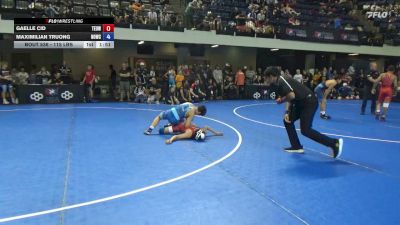 115 lbs Cons. Sub-semis - Gaelle Cid, Toss Em Up Wrestling Academy vs Maximilian Truong, NOVA WC