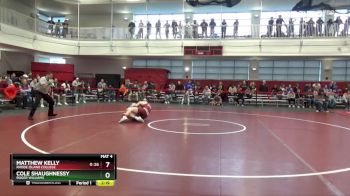 184 lbs Quarterfinal - Matthew Kelly, Rhode Island College vs Cole Shaughnessy, Roger Williams