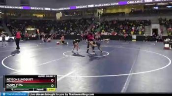 110 lbs Champ. Round 2 - Noemi Vital, Bettendorf vs Adyson Lundquist, Southwest Valley