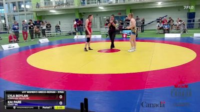 57kg Round 4 - Lyla Boylan, Cowichan Valley WC vs Kai Pare, Coast WA