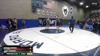 165 lbs Champ. Round 2 - Aiden Kennedy, Royal vs Nathan Ortega, El Diamante