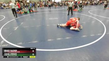 132 lbs Cons. Round 2 - Chase Creque, Stars Wrestling Club vs Brady Slicker, Bad Karma Wrestling Club