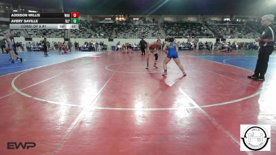 123 lbs Consi Of 8 #1 - Addison Willis, Wagoner vs Avery Saville, Glenpool JH