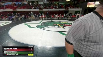 144 lbs Round 1 (8 Team) - Jonathan Moss, Dumas vs Dominic Nunez, Fort Worth Benbrook