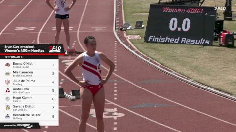 Women's 400m Hurdles, Finals 4
