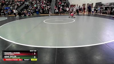 50 lbs Semifinal - Maxwell Hunsel, Greater Heights vs Kemp Taylor, Southwest Timberwolves