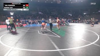 6A/5A Girls 125 Champ. Round 1 - Mia Pedersen, Redmond Girls vs Kassidy Guy, Dallas Girls