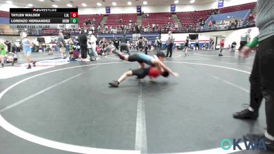 76 lbs 3rd Place - Taylen Walden, Elgin Wrestling vs Lorenzo Hernandez, ARDMORE TAKEDOWN CLUB