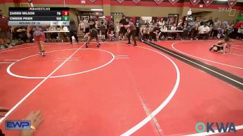 80 lbs Round Of 16 - Zaiden Wilson, Pin-King All Stars vs Creede Prier, Vian Wrestling Club