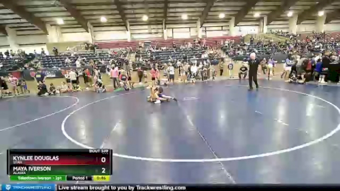 70 lbs 3rd Place Match - Maya Iverson, Alaska vs Kynlee Douglas, Utah