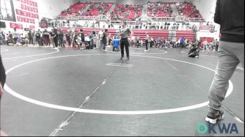 64 lbs Consi Of 8 #1 - Beau Colvin, Midwest City Bombers Youth Wrestling Club vs Asher Stewart, Smith Wrestling Academy