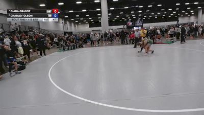 115 lbs Cons. Quarters - Giana Grabot, B.A.M. Training Center vs Charley Olson, The Best Wrestler