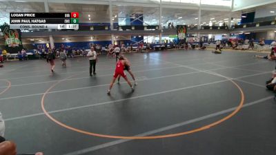 132 lbs Cons. Round 4 - John Paul Hatgas, Unattached vs Logan Price, Unattached