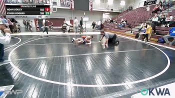 67 lbs 3rd Place - Greyson Austin, Woodward Youth Wrestling vs Broderick Wyatt, Wolfpak Wrestling