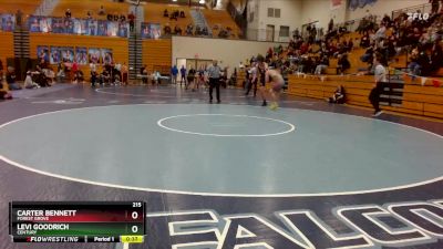 215 lbs Cons. Semi - Carter Bennett, Forest Grove vs Levi Goodrich, Century