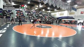 285 lbs 1st Place Match - Carlos Sutton, Etiwanda vs Angel Rodriguez, Centennial (Corona)