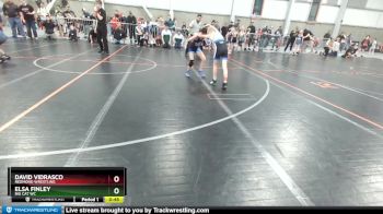 82-83 lbs Round 2 - Elsa Finley, Big Cat WC vs David Vidrasco, Redmond Wrestling