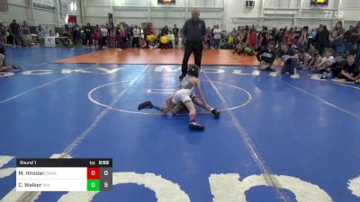 50 lbs Round 1 - Mazin Hmidan, Donahue Wrestling Academy vs Conner Walker, Rising Kingz