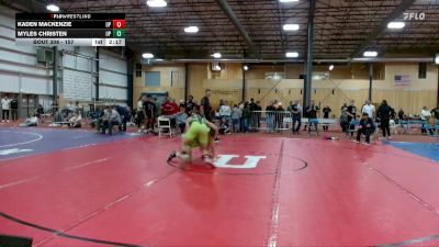 157 lbs Cons. Semi - Myles Christen, Providence (Mont.) vs Kaden MacKenzie, Providence (Mont.)