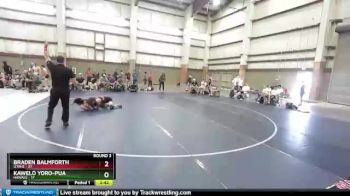 120 lbs Round 3 (10 Team) - Braden Balmforth, UTAH2 vs Kawelo Yoro-Pua, Hawaii2