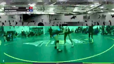 124 lbs Round 3 (16 Team) - Jada Pichardo, King University vs Gabriella Gomez, McKendree University